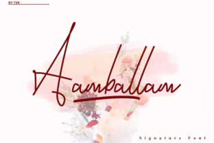 Aambalam: A Modern Handwritten Font with Cool Charm