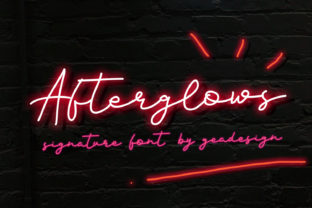 Afterglows: The Dreamy Script Font for Modern Digital Design