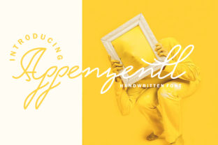 Appenzell: A Script Handwritten Font for Editorial Design and Branding