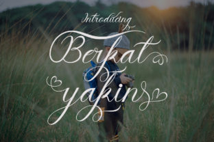 Berkat Yakin: The Handwritten Font That Elevates Your Brand