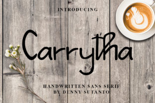 Carrytha: The Script Handwritten Font That Elevates Your Brand’s Visual Story