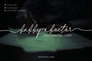 Daddy Doctor: A Script Handwritten Font for Creative Crafters
