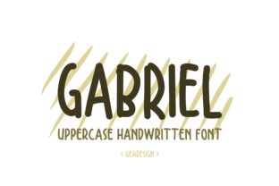 Discover the Warmth of Gabriel: A Script Handwritten Font for Branding and Design