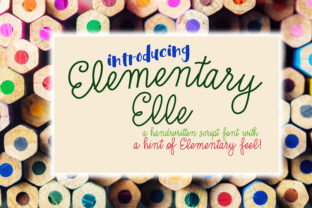 Elementary Elle: A Script Font for Timeless Editorial Design