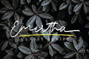Emertha Script: A Creative Font for Modern Branding