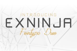 Exninja: A Bold Sans Serif Font for Eye-Catching Designs