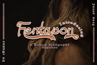 Fentapon: A Script Handwritten Font for Creative Crafters and Product Designers
