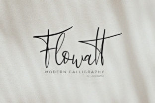 Flowatt: The Font That Elevates Your Campaigns with Modern Calligraphy