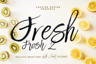 Fresh: A Bold Script Font for Modern Web Design