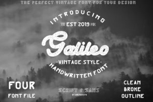Galileo: A Bold Script Font for Editorial Design and Branding
