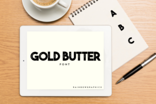 Gold Butter: A Font for Playful Branding and Vintage Charm