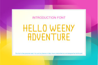 Hello Weeny Adventure: A Modern Sans Serif Font for Web Design