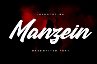 Manzein: A Script Handwritten Font for Editorial Elegance
