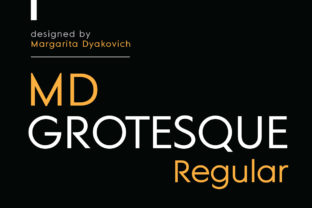 MD Grotesque Regular: A Minimalist Sans Serif Font for Crafters and Product Creators