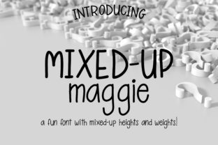 Mixed-Up Maggie: A Sans Serif Font That Adds Personality to Your Designs