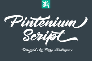 Pintenium: A Script Font for Editorial Design and Creative Branding