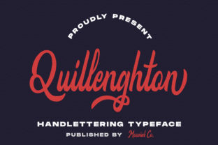 Quillenghton: A Vintage Handwritten Font for Timeless Branding
