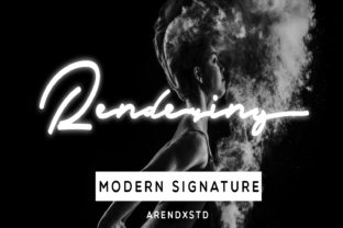 Rendering: A Script Handwritten Font for Authentic Branding