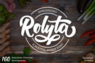 Rolyta: A Bold Script Font for Creative Campaigns