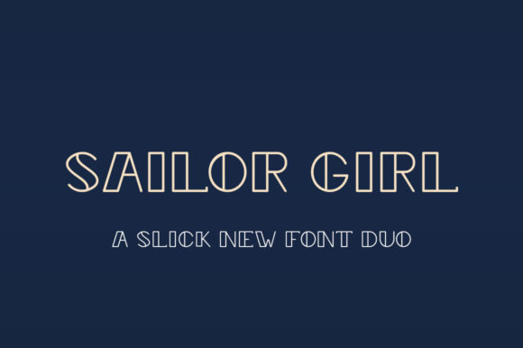 Sailor Girl: A Nautical Sans Serif Font for Editorial Design