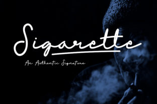 Sigarette: A Script Handwritten Font for Sophisticated Craft Projects