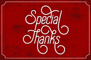 Special Thanks: A Script Handwritten Font That Breathes Vintage Charm into Every Design