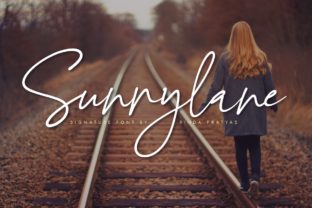 Sunnylane: A Script Font for Crafters and Designers