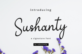 Sushanty: The Perfect Script Handwritten Font for Crafters and Designers