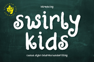 Swirly Kids: A Script Handwritten Font That Adds Character to Every Design