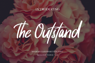 The Outstand: A Script Handwritten Font for Standout Editorial Design