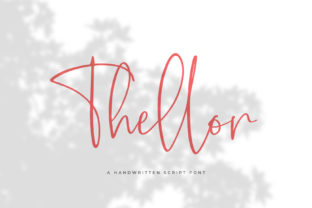 Thellor: A Script Font That Breathes Character Into Branding