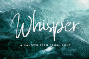 Whisper: A Script Handwritten Font for Creative Crafters